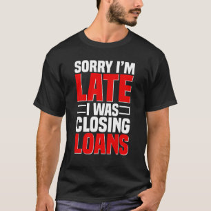 Camiseta Oficial de Préstamos Cajero de Banco Acreedor Hipo