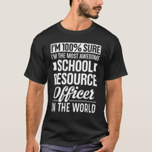 Camiseta Oficial de recursos escolares regalo divertido de 