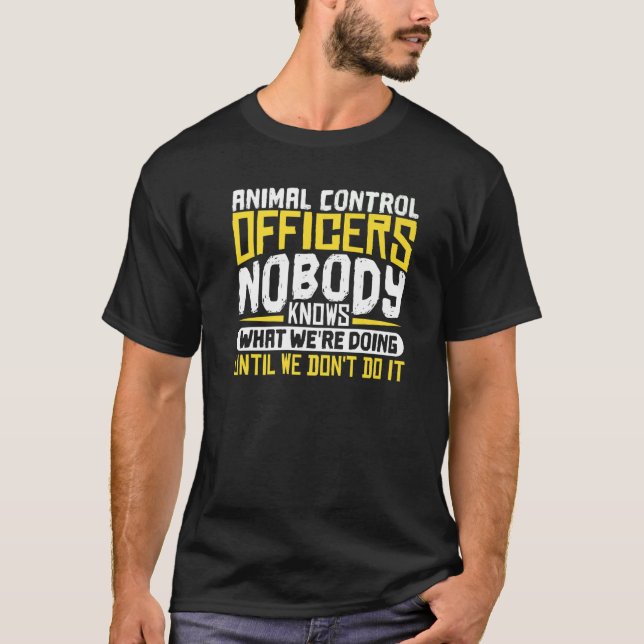 Camiseta Oficial de rescate de control animal (Anverso)
