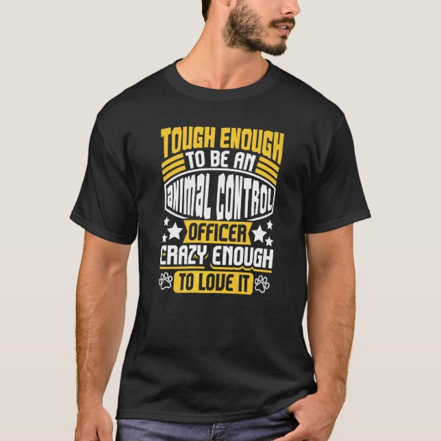Camiseta Oficial de rescate del control de animales 2 (Anverso)