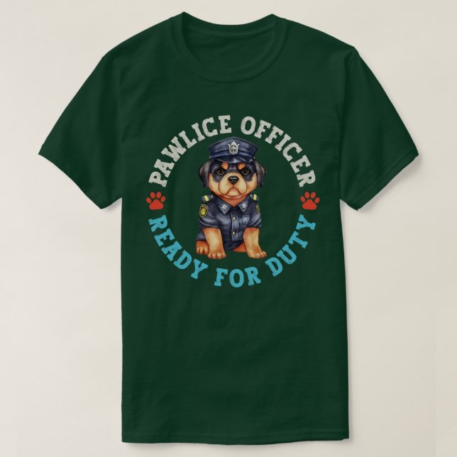 Camiseta Oficial de Rottie Pawlice (Diseño del anverso)