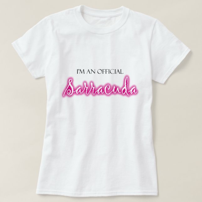 Camiseta oficial de Sarracuda (Diseño del anverso)