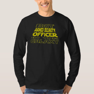 Camiseta Oficial de Seguridad Armada Diseño Espacial Traser