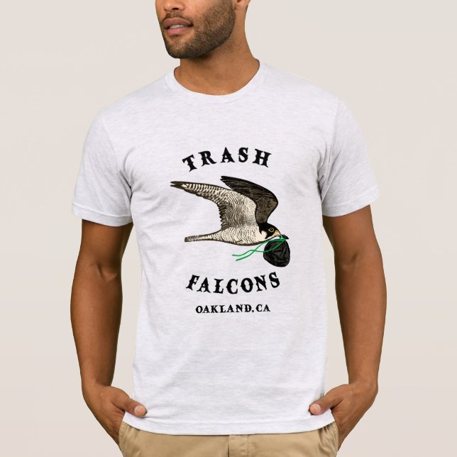 Camiseta oficial de té de las falconas de basura - (Anverso)