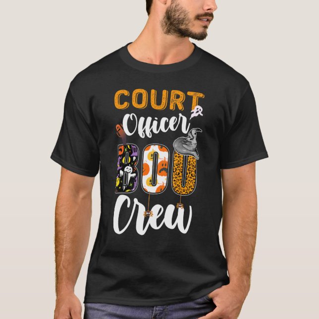 Camiseta Oficial de tribunal Boo Crew Ghost Cooking Hallowe (Anverso)