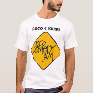 Camiseta oficial del atasco de la comedia del loco
