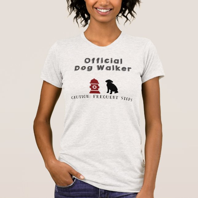 Camiseta oficial del caminante del perro (Anverso)