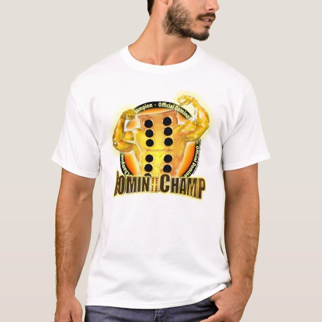 Camiseta oficial del campeón del dominó (Anverso)