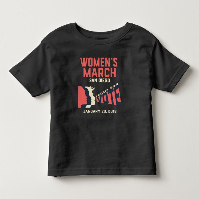 Camiseta oficial del niño de marzo San Diego de (Anverso)