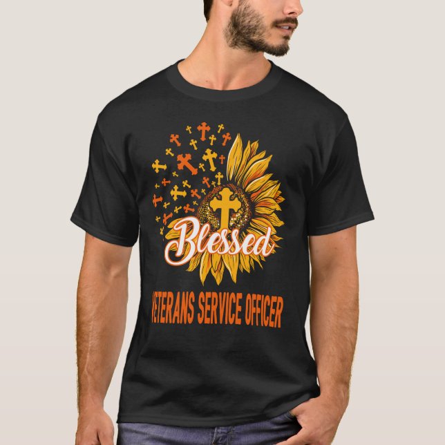 Camiseta Oficial del Servicio de Veteranos Bendecidos (Anverso)