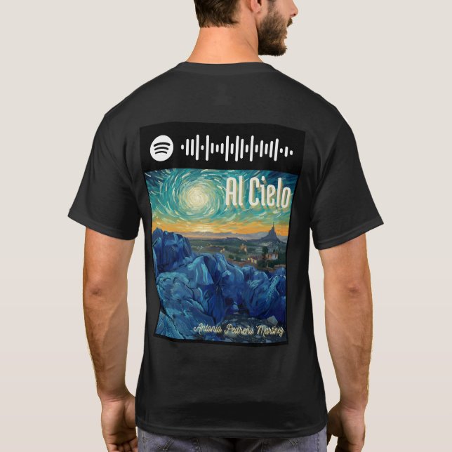 Camiseta Oficial del single "Al Cielo" (Reverso)