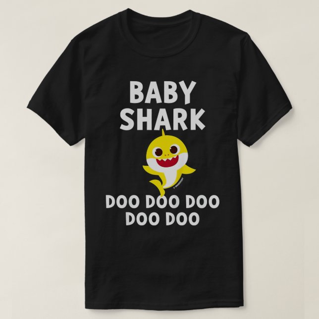 Camiseta Oficial del Tiburón Infantil Pinkfong Baby  (Diseño del anverso)