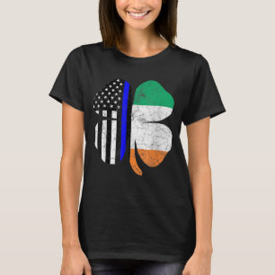 Camiseta Oficial irlandés de la policía de la bandera estad