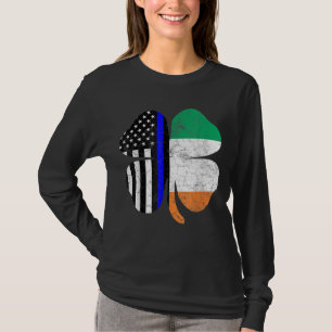 Camiseta Oficial irlandés de la policía de la bandera estad
