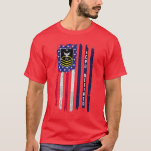 Camiseta Oficial Jefe Suboficial Mayor E8 retirado rango Am