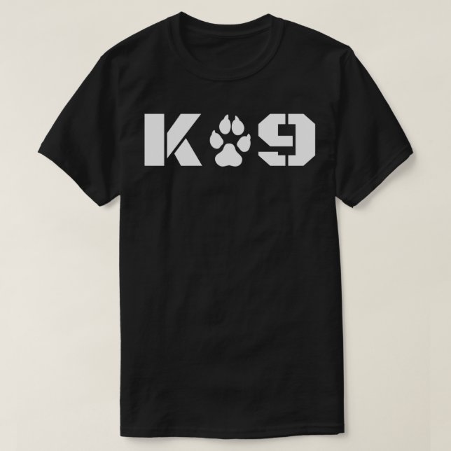 Camiseta Oficial K9 Unidad K9 Unidad de policía Manejador d (Diseño del anverso)