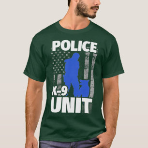 Camiseta Oficial K9 y bandera de perro de la policía