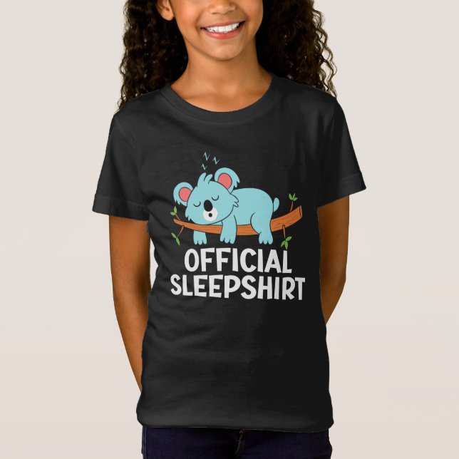 Camiseta Oficial Koala Sleep Shirys Pajamas  (Anverso)