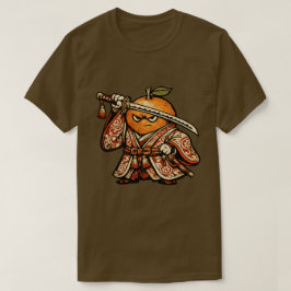 Camiseta Oficial Naranja — Samurái de Alto Rango de Frutas 