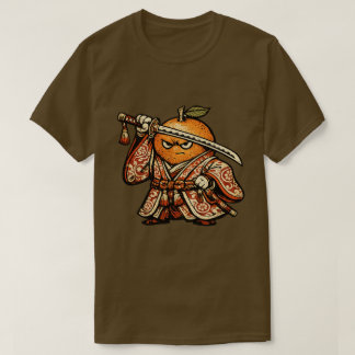 Camiseta Oficial Naranja — Samurái de Alto Rango de Frutas