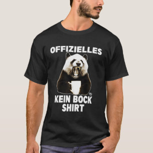Camiseta Oficial No Buck Grumpy Panda Kawaii