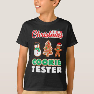 Camiseta Oficial Probador De Galletas De Navidad N