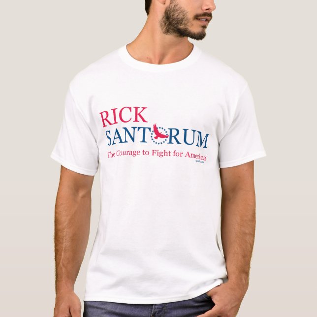 Camiseta Oficial Rick Santorum (Anverso)