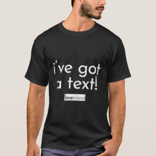 Camiseta Oficial Tengo Una Isla De Amor De Texto