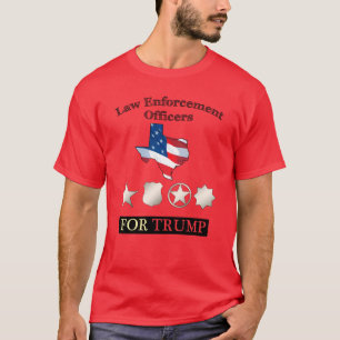 Camiseta Oficiales De Aplicación De La Ley De Texas Para T