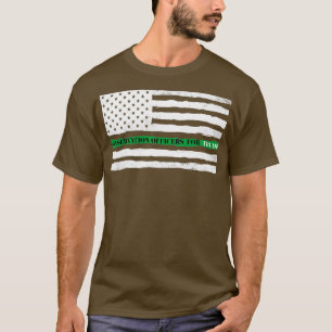 Camiseta Oficiales de Conservación de la Línea Verde Fina p