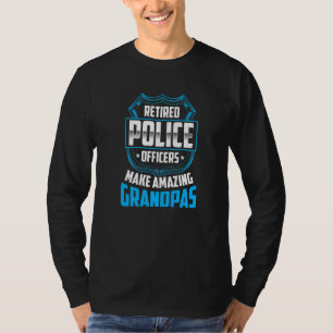 Camiseta Oficiales de policía retirados hacen abuelitos inc