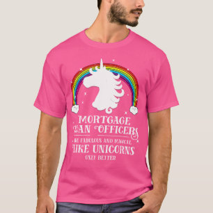 Camiseta Oficiales de Préstamos Hipotecarios Unicornios Mág