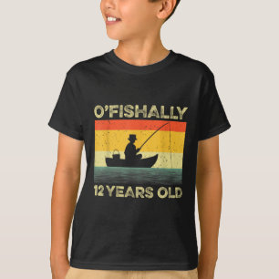 Camiseta Oficialmente 12 Años Cumpleaños Vintage