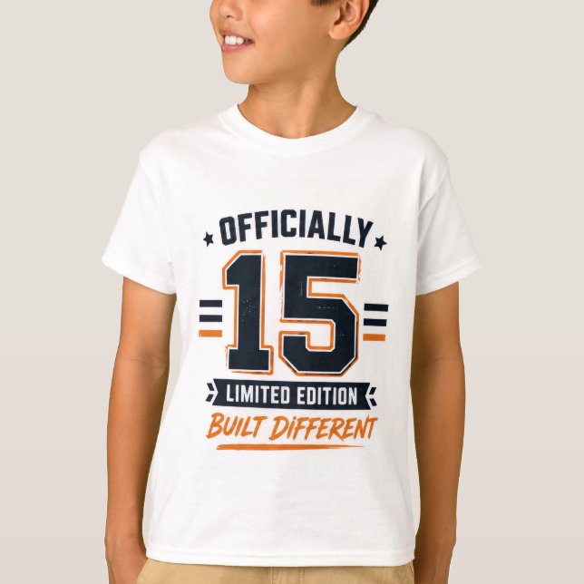Camiseta Oficialmente 15 Edición Limitada Construi (Anverso)