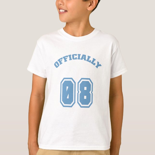 Camiseta Oficialmente 8 (Anverso)