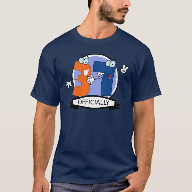Camiseta Oficialmente bandera de 37 cumpleaños (Anverso)