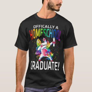 Camiseta Oficialmente Licenciado En Homescología Unicornio
