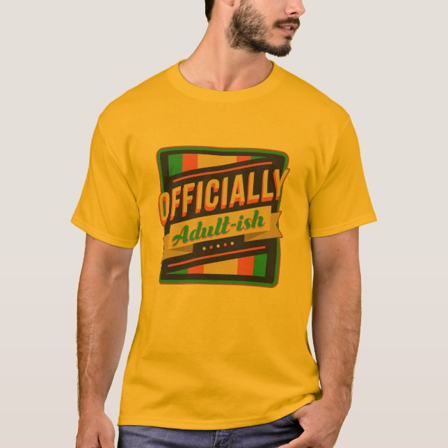 Camiseta oficialmente para adultos por 18 cumpleañ (Anverso)