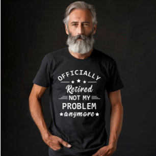 Camiseta oficialmente retirado ya no es mi problema