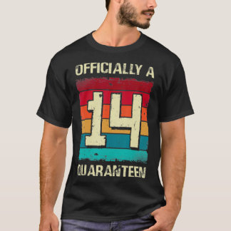 Camiseta Oficialmente Un Cuarto De Adolescente De 14 Años E