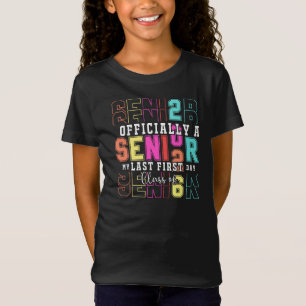Camiseta Oficialmente Un Senior 2026 My Last First Day (c)-