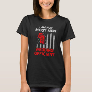 Camiseta Oficiante de Boda Planes Bandera Internet Ordenado