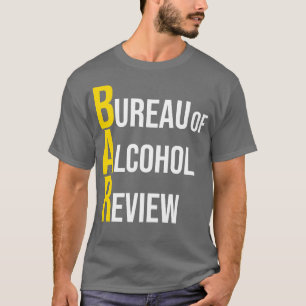 Camiseta Oficina de Cervezas para la Revisión del Alcohol