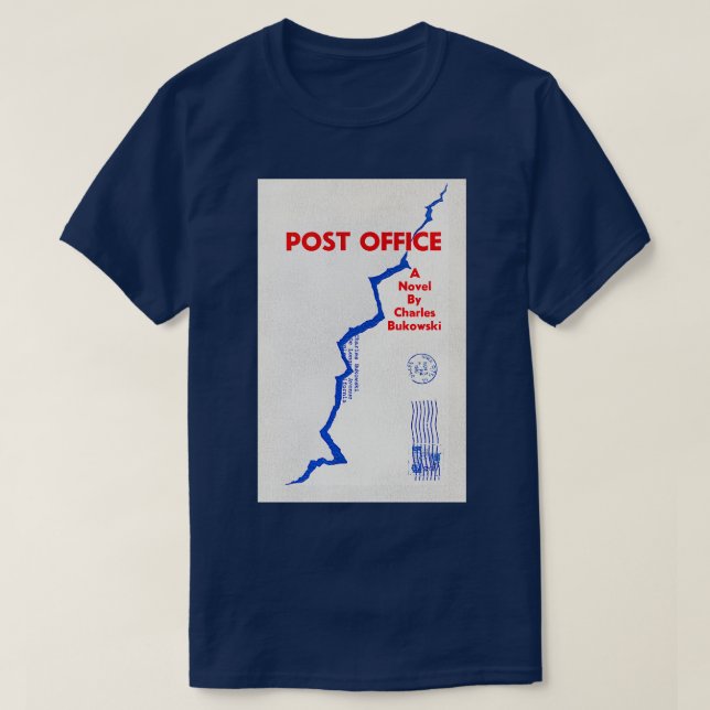 Camiseta Oficina de Correos Charles Bukowski (Diseño del anverso)