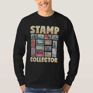 Camiseta Oficina de correos de cartas franqueadas de colecc