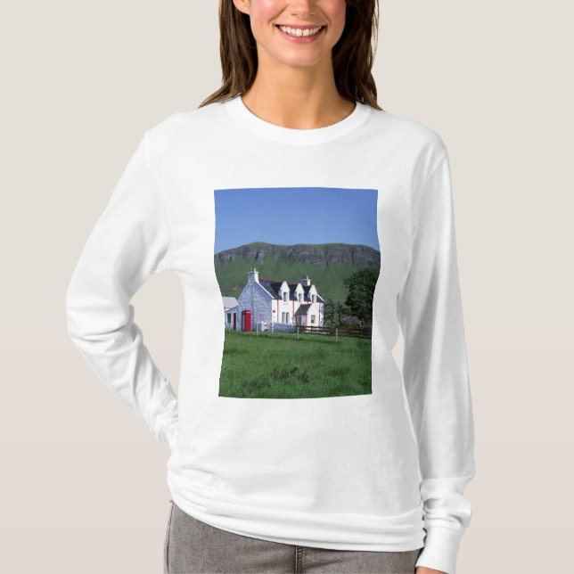 Camiseta Oficina de Correos, Linicro, Isla de Skye, Tierras (Anverso)