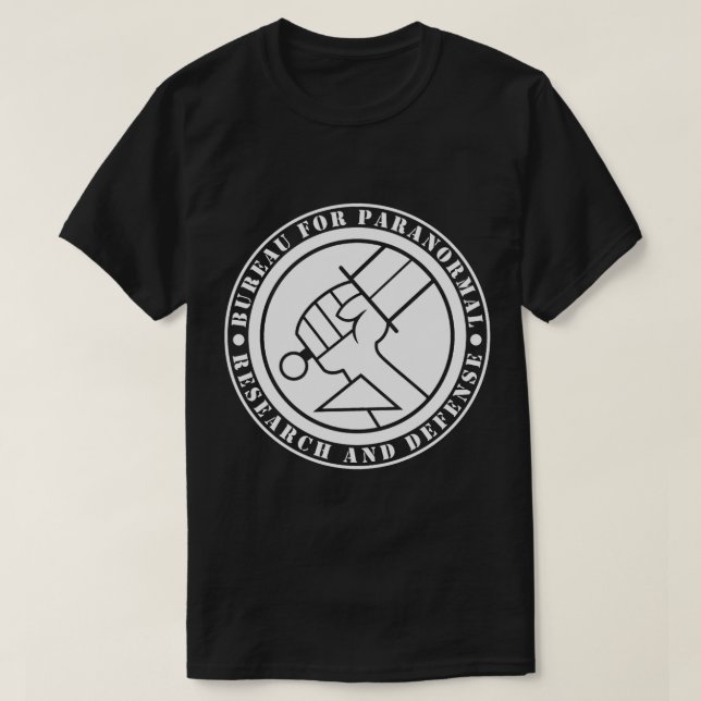 Camiseta Oficina de Investigación y Defensa Paranormal (Diseño del anverso)