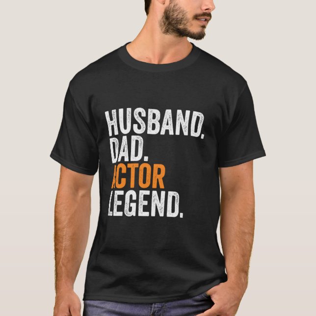 Camiseta Oficina de Ocupación de Leyenda de Esposo Padre Ac (Anverso)