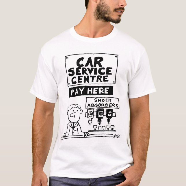 Camiseta Oficina de pagos del Centro de Servicios de Coches (Anverso)