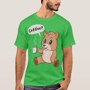 Camiseta Oficina del Lunes Grizzly de Oso y Café112